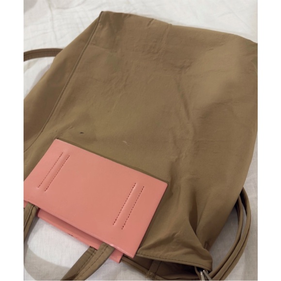Acne Studios Tan and Pink Tote Bag - Picture 10 of 10